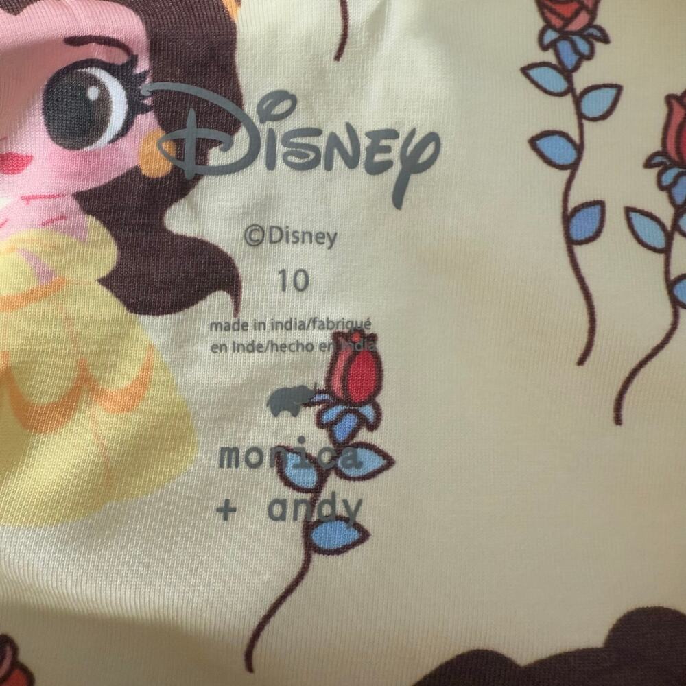 MONICA + ANDY x disney let's dance ruffle long sleeve organic cotton dress, 10yr - Picture 3 of 4